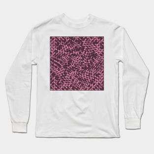 Twisted Metaballs Pattern (Rose Gold) Long Sleeve T-Shirt